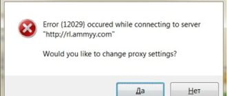 Надпись error 12029 в Ammyy Admin: что она означает?