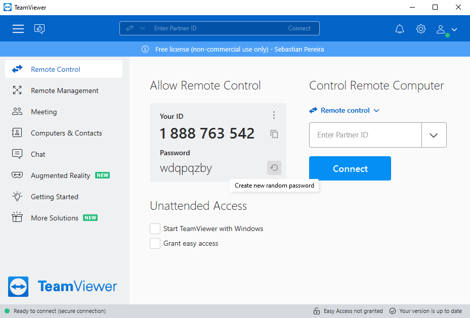 Security rules for TeamViewer users