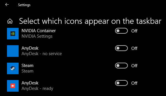 How to hide the AnyDesk icon in the Windows tray