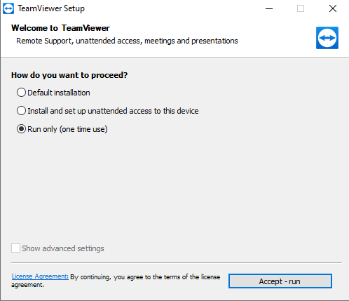 Is it possible to use TeamViewer without installation